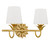 Dorothea Two Light Vanity (DOT8616GFL)