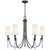 Quoizel - ELOU5032IN - Five Light Chandelier - Eloura - Iron Gate