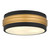 Quoizel - EMM1616MBK - Three Light Flush Mount - Emmett - Matte Black