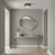 Emmett Three Light Flush Mount (EMM1616MBK)