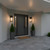 Garner One Light Outdoor Wall Lantern (GARN8412MBK)