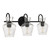 Hollis Three Light Vanity (HLL8622MBK)