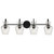 Hollis Four Light Vanity (HLL8630MBK)