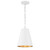 Crystorama - 8685-MT-GA - Two Light Chandelier - Alston - Matte White + Antique Gold