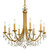 Crystorama - 8828-GA-CL-S - Eight Light Chandelier - Bridgehampton - Antique Gold