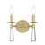 Baxter Two Light Wall Sconce (8862-AG)
