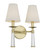 Baxter Two Light Wall Sconce (8862-AG)