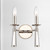 Baxter Two Light Wall Sconce (8862-PN)