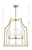 Baxter Four Light Chandelier (8864-AG)