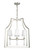 Crystorama - 8864-PN - Four Light Chandelier - Baxter - Polished Nickel