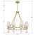 Baxter Eight Light Chandelier (8867-AG)