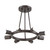 Dakota Eight Light Semi Flush Mount (9043-CZ)