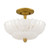 Whitecap Three Light Semi-Flush Mount (WHP1712BRG)