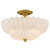Quoizel - WHP1716BRG - Four Light Semi-Flush Mount - Whitecap - Brushed Gold
