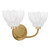 Whitecap Two Light Vanity (WHP8615BRG)