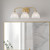 Whitecap Three Light Vanity (WHP8623BRG)