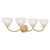 Quoizel - WHP8631BRG - Four Light Vanity - Whitecap - Brushed Gold