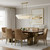 Wright Five Light Island Pendant (WRIG542BRG)