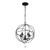 Solaris Five Light Mini Chandelier (9224-BK)