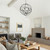 Solaris Six Light Chandelier (9226-BK)