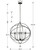 Solaris Six Light Chandelier (9228-EB)