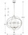 Solaris Six Light Chandelier (9228-OS)