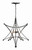 Astro Four Light Chandelier (9236-BK)
