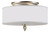 Crystorama - 9503-SN - Three Light Flush Mount - Luxo - Satin Nickel