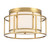 Crystorama - 9590-LG - Two Light Flush Mount - Hulton - Luxe Gold