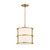 Crystorama - 9593-LG - Three Light Pendant - Hulton - Luxe Gold