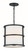Crystorama - 9593-MK - Three Light Pendant - Hulton - Matte Black