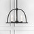 Abbott Three Light Chandelier (ABB-3003-BK)