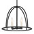Abbott Four Light Chandelier (ABB-3004-BK)