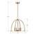 Abbott Four Light Chandelier (ABB-3004-VG)