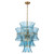 Crystorama - ABI-2006-AG-BL - 13 Light Chandelier - Abigail - Aged Brass