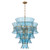 Crystorama - ABI-2008-AG-BL - 21 Light Chandelier - Abigail - Aged Brass