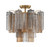 Crystorama - ADD-300-AG-AU_CEILING - Four Light Semi Flush Mount - Addis - Aged Brass