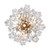 Addis Four Light Chandelier (ADD-300-AG-CL)