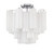 Crystorama - ADD-300-CH-WH_CEILING - Four Light Semi Flush Mount - Addis - Polished Chrome