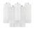 Crystorama - ADD-302-CH-WH - Two Light Wall Sconce - Addis - Polished Chrome