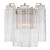 Crystorama - ADD-303-AG-CL - Two Light Wall Sconce - Addis - Aged Brass