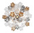 Addis Six Light Chandelier (ADD-306-CH-AU)