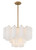 Addis Nine Light Chandelier (ADD-308-AG-WH)