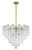 Crystorama - ADD-312-AG-CL - 12 Light Chandelier - Addis - Aged Brass