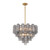 Crystorama - ADD-312-AG-SM - 12 Light Chandelier - Addis - Aged Brass