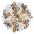 Addis 12 Light Chandelier (ADD-312-CH-AU)
