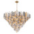 Crystorama - ADD-329-AG-AU - 40 Light Chandelier - Addis - Aged Brass