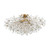 Adley Four Light Semi Flush Mount (ADL-500-AG-CL)
