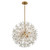 Crystorama - ADL-506-AG-CL - Six Light Chandelier - Adley - Aged Brass