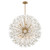 Crystorama - ADL-512-AG-CL - 12 Light Chandelier - Adley - Aged Brass